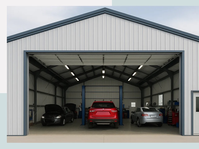 Ангары из сэндвич панелей от 613 руб. в Ленинск-Кузнецкий