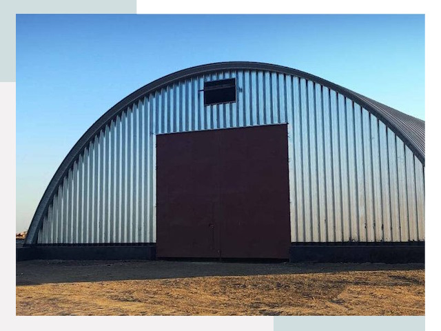 Арочные ангары в Ленинске-Кузнецком