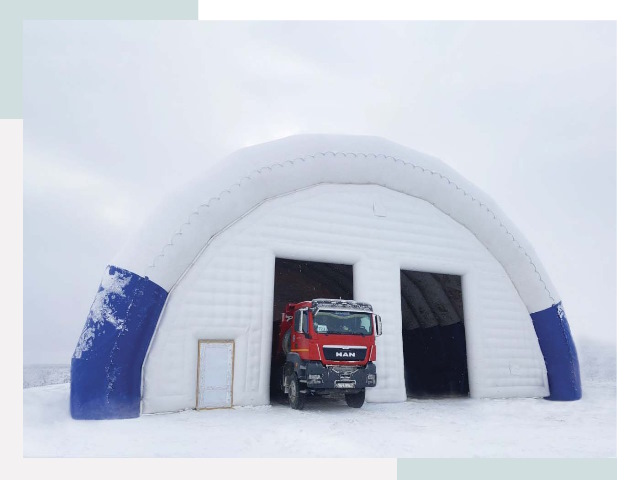 Мобильные ангары в Ленинске-Кузнецком