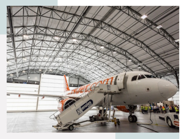 Авиационные ангары в Ленинске-Кузнецком